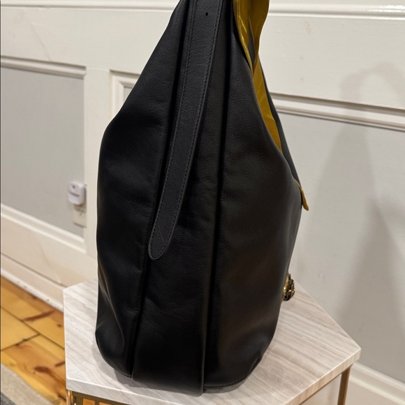 Kurt Geiger Bag Extra Large Chelsea Black Leather Hobo - Picture 9 of 17